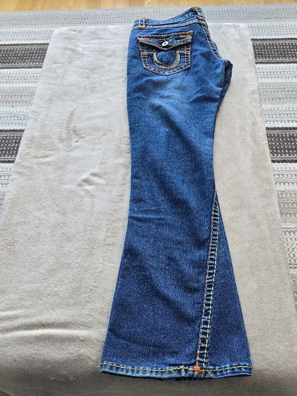 True Religion | Jeans | Vintage Y2k Joey Super T Low flare, stitching - Picture 9 of 9